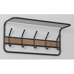 ЗМИ115 Вешалка с полкой "Уют-21". Размер: 600х265х220.