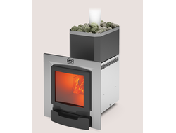 Печь для бани Русь-12 ЛНЗП Профи Панорама