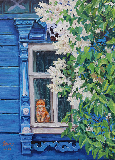 D0594 Сирень за окном