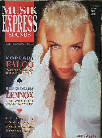 Musikexpress Sounds Magazine 1986 Annie Lennox Cover Иностранные музыкальные журналы, Intpressshop