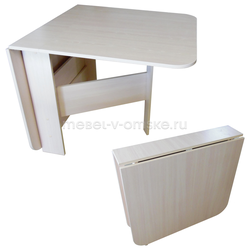 ФР420 Стол-книжка 06. Размер: 190х750х800. В разложенном виде: 1630х750х800.