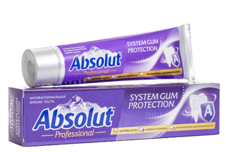 Зубная паста  Защита дёсен, профилактика болезней и воспалений (в пенале), Absolut PRO System gum pr