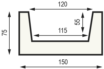 Декоративная балка из полиуретана Country Decor СС2 (150х75) светлый дуб