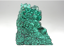 Малахит, срез полировка с одной стороны, ДР Конго (79*72*20 мм, 144 г) №25842