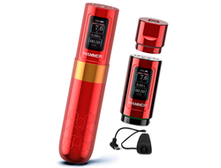 Беспроводная тату машинка DragoArt Hammer Red