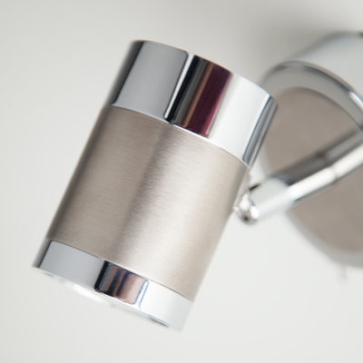 Настенный светильник с поворотным механизмом 20058/1 перл. сатин