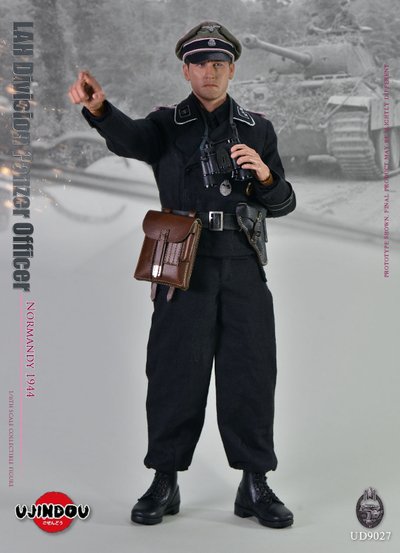 ПОМЯТ УГОЛОК - Немецкий танкист  - Коллекционная фигурка 1/6 scale WWII SS LSSAH Panzer (UD9027) - UJINDOU