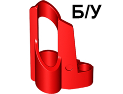 ! Б/У - Technic, Panel Fairing # 5 Small Short, Large Hole, Side A, Red (32527 / 4143152) - Б/У