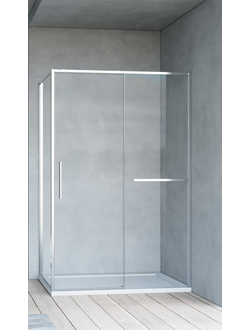 Душевой уголок Slim Soft VSR-1SS9011CL, 1100*900, хром, стекло прозрачное