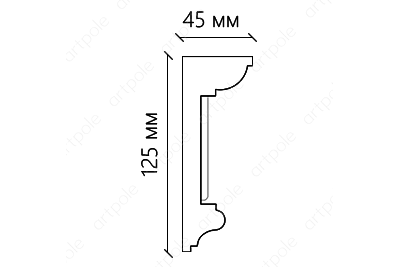 Карниз орнаментальный SK208