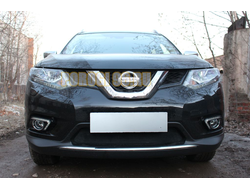 Защита радиатора Nissan X-Trail T32 2015-2018 black низ