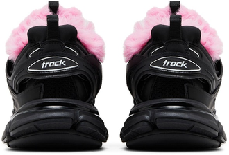 Кроссовки Balenciaga Track Sneaker Fake Fur Black Pink