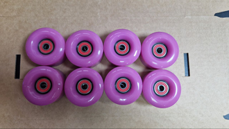 Kолеса для квадов с подшипниками Xiobo Violet 8 шт