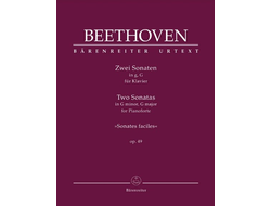 Beethoven. Sonaten №19, 20 op.49 für Klavier