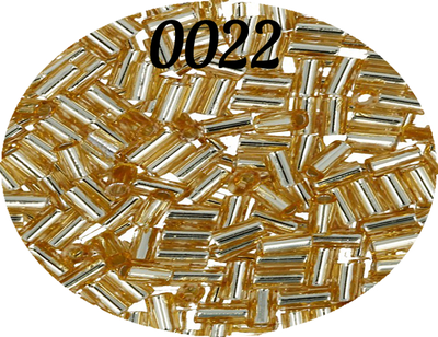 Рубка (стеклярус) TOHO BUGLE 3 мм, 5гр цвет № 0022