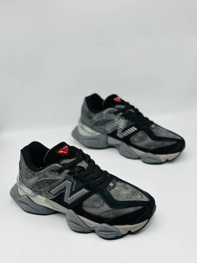 New Balance 9060 Dark Grey Winter С Мехом