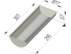 Хлебная форма Рулетница 307 х 107 х 53 мм