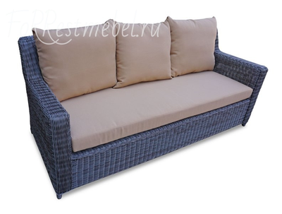 Диван из искусственного ротанга SUNSTONE