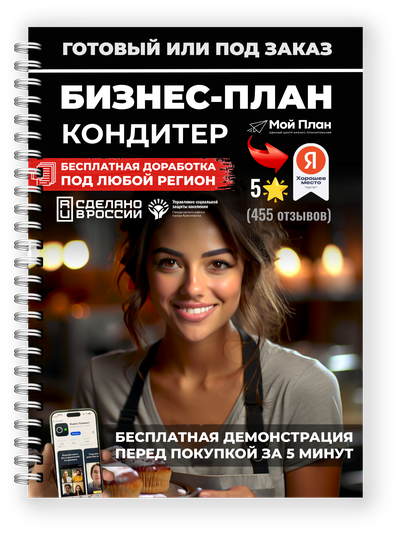 Бизнес-план для социального контракта в 2022 г. Ниша: Кондитерская. Форма: Самозанятость