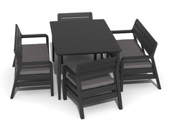Комплект пластиковой мебели Delano set with Lima table 160