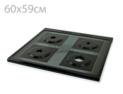 Стол газовой плиты GEFEST 1500 К32, черный мрамор (1500.06.0.000-04)