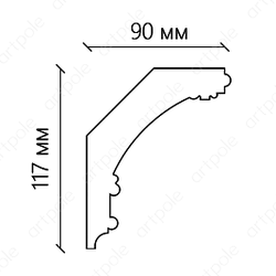 Карниз гладкий SKT143