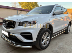 Защита переднего бампера двойная с перемычками Папа Тюнинг d60/42 для BELGEE X70 2024-