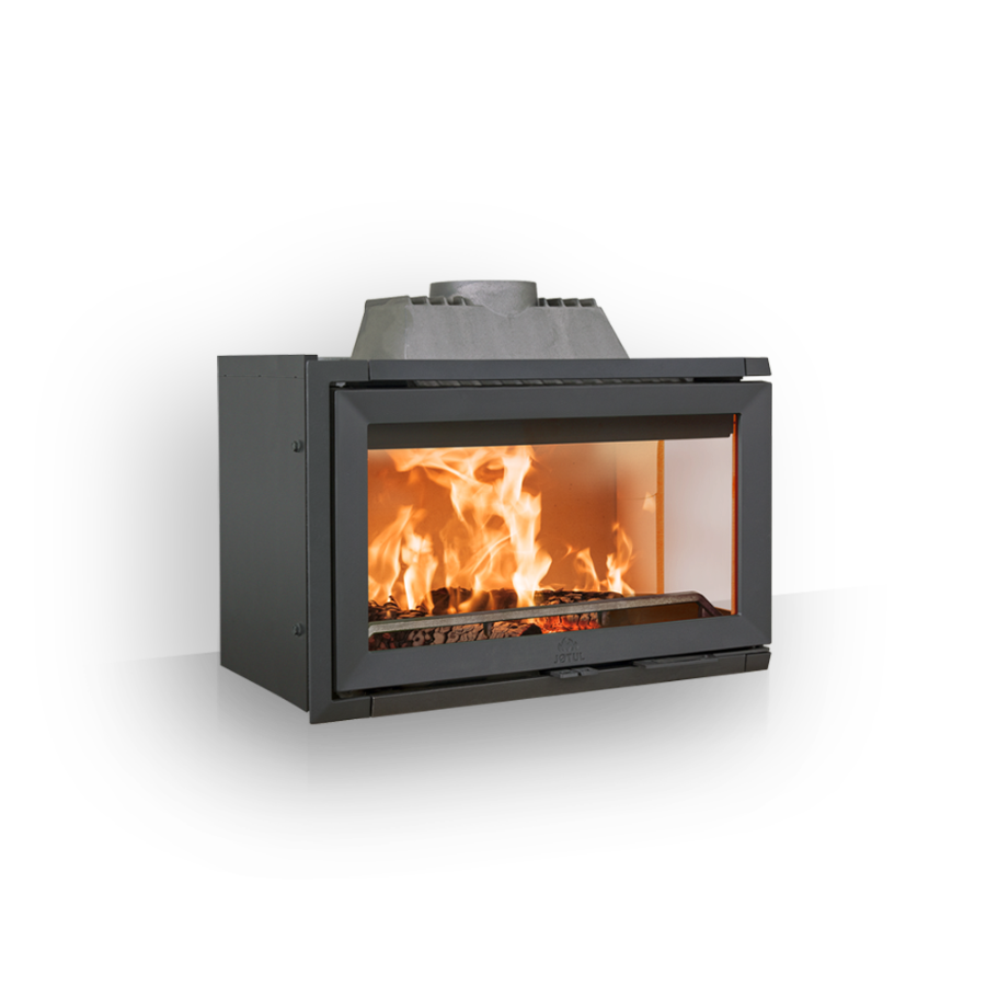 Широкий угловой камин Jotul i620 FR с боковым правым стеклом