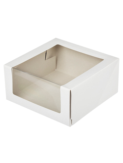 Коробка для торта с окном , 225*225*110мм