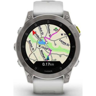 Умные часы Garmin EPIX gen 2 Sapphire, титановый белый