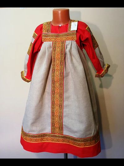 Костюм "Алёнушка" лён.