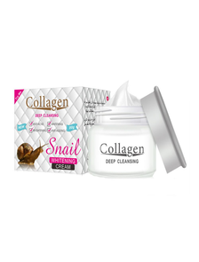 Коллагеновый крем для лица с муцином улитки Snail Collagen омоложение + увлажнение + питание + анти акне 80гр
