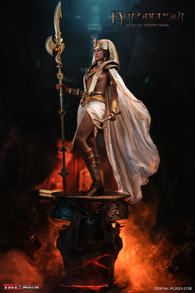Египетская царица Хатшепсут (в белом)  - Коллекционная ФИГУРКА 1/6 scale Hatshepsut (PL2023-212B) - TBLeague