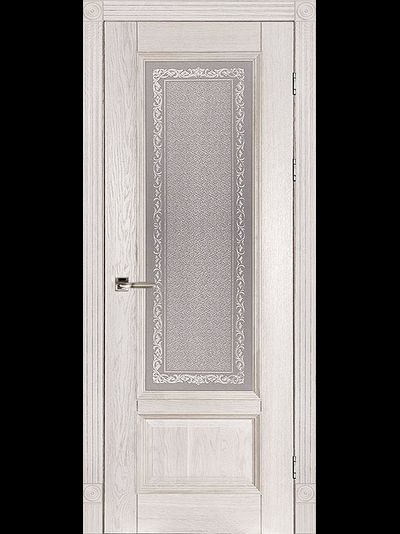 Дверь  Аристократ 4, белый дуб