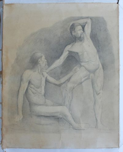 &quot;Натурщики&quot; бумага карандаш 2000-е годы