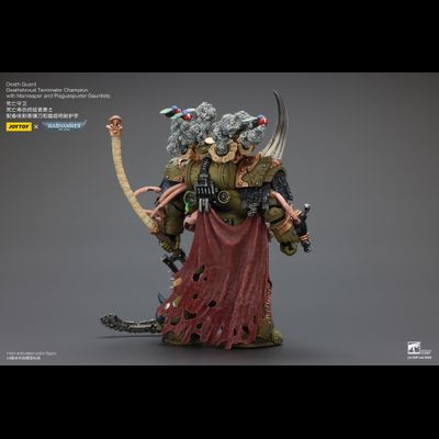 Терминатор-чемпион Савана Смерти (Warhammer 40K) - КОЛЛЕКЦИОННАЯ ФИГУРКА 1/18 Death Guard Deathshroud Terminator Champion (JT02571) - JOYTOY