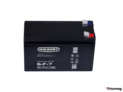Аккумулятор для ИБП Gelbert 6-F-7 (12V7Ah C20)