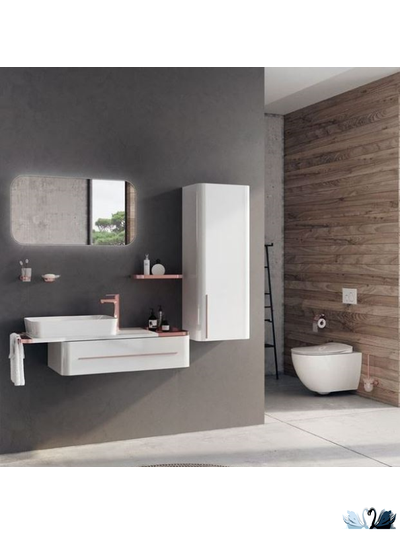 Чаша унитаза Creavit Free FE320-11MB00E-0000 подвесная, круглая, белая, матовая