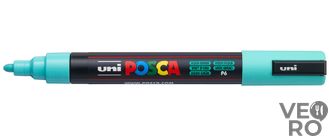 Акриловый Маркер Uni POSCA PC-5M 1,8-2,5мм, овальный наконечник, морская волна