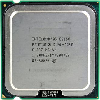 Процессор Intel Pentium Dual Core E2160 X2 1.8 Ghz socket 775 (комиссионный товар)