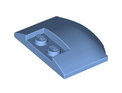 Wedge 3 x 4 x 2/3 Triple Curved, Medium Blue (93604 / 6302250)