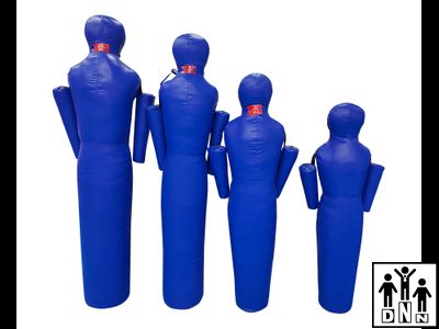 Манекен для борьбы одноногий МБОТ 7 (тент, высота 1,8 м, вес 65-80 кг) с подвижными руками DNN