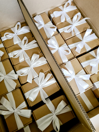 Коробочка Крафт мини (орехи и ягоды)