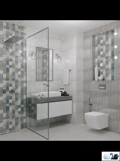 Плитка Azori Artemest 31,5 х 63 см настенная под бетон