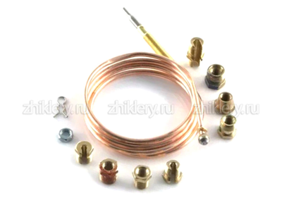 Термопара для газовых плит (универсальная), L-600мм, 9 гаек