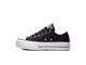 Кеды Converse All Star Low Top на платформе черные