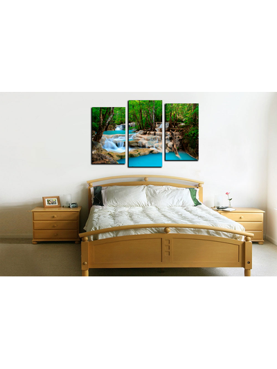 Модульная картина &quot;Журчащий водопад&quot;