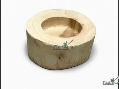 SwetAqua Driftwood Stump M - пенек из натурального дерева с глухим отверстием, 50 мм