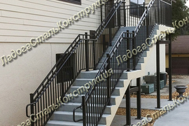 металлические ограждения лестниц