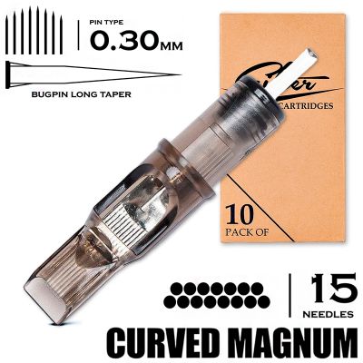 15 CMLT/0.30 - Curved Magnum Bugpin Long Taper &quot;EZ FILTER&quot;